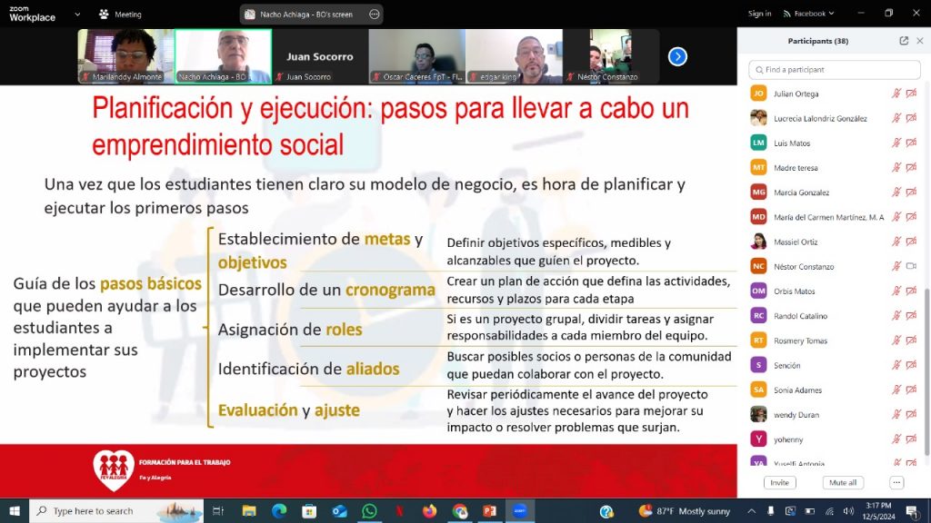 Webinar Sostenibilidad y Emprendimiento Social